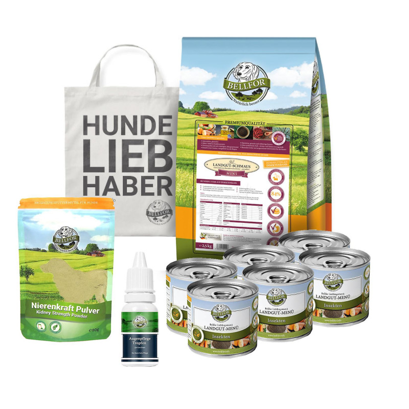 Bellfor Sparset für kleine Hunde mit Futtermittelallergie und Augentränen