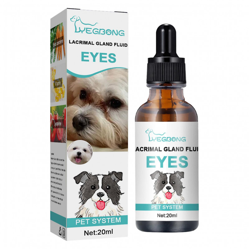 Nettoyant pour les yeux pour chiens | Gouttes de lavage pour les yeux avec un matériau doux | Tear Stain Remover [...]