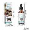 Nettoyant pour les yeux pour chiens | Gouttes de lavage pour les yeux avec un matériau doux | Tear Stain Remover [...]