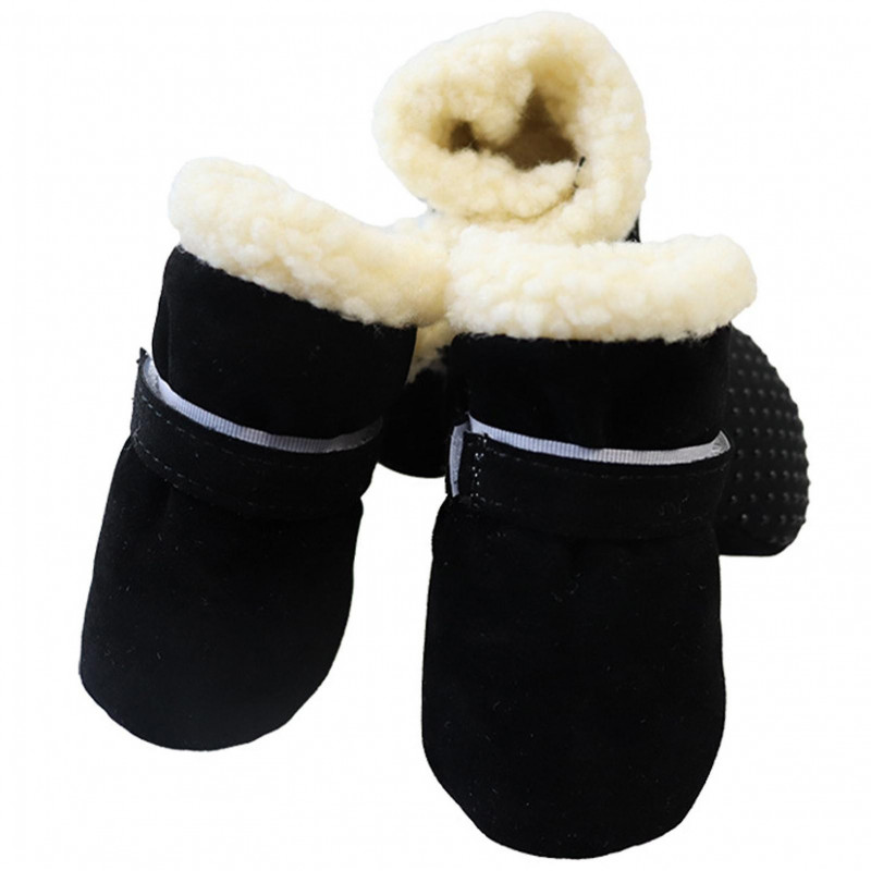 Dog Winter Boots | Safe Pet Velvet Warm Shoes With Soft Sole | Non-slip Foot Protection Windproof Pet Shoes For [...]