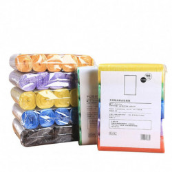 Cuisine domestique Sacs en plastique jetables dégradables Robustes et durables 5 rouleaux / paquet Cuisine domestique Sacs en plastique jetables dégradables Robustes et durables 5 rouleaux / paquet