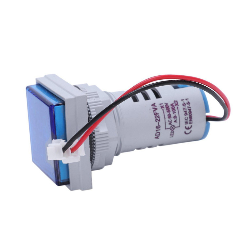 1 Set Led Digital Dual Display Voltmeter Ammeter Voltage Gauge Meter & 1 Pcs Battery Switch