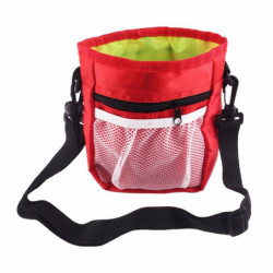 2set Pet Training Bag Multipurpose Large Capacity Foldable Oxford Cloth Pet Snack Pouch for Outdoor Travel Camping Red 2set Pet Training Bag Multipurpose Large Capacity Foldable Oxford Cloth Pet Snack Pouch for Outdoor Travel Camping Red