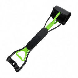 Foldable Poop Scoop For Dog And Cat Pet Long Handle Pooper Scooper, Easy To Pick Up Poop, Black & Green 1 Piece