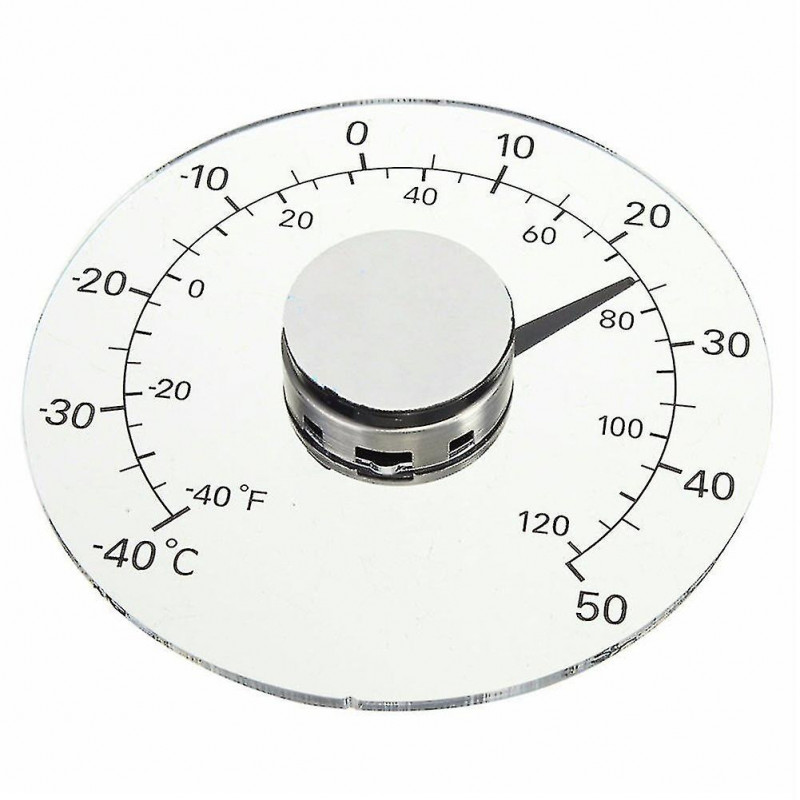 Outdoor Stick On Windowpane Thermometer, Home Thermometer For Door & Window Battery Free Waterproof