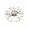 Outdoor Stick On Windowpane Thermometer, Home Thermometer For Door & Window Battery Free Waterproof
