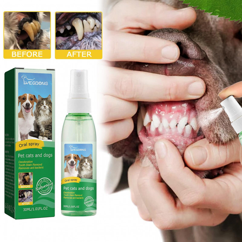 30ml Pet Oral Spray Safe Ingredients Food Grade Non-irritating Dental Care Harmless Prevent Tooth Decay Reliable [...]