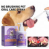 50ML Pet Oral Spray Natural Materials Safe Ingredients Pet Cat Dog Dental Cleaning Spray Pet Supplies Mengxi