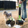 Foldable Poop Scoop For Dog And Cat Pet Long Handle Pooper Scooper, Easy To Pick Up Poop, Black & Green 1 Piece