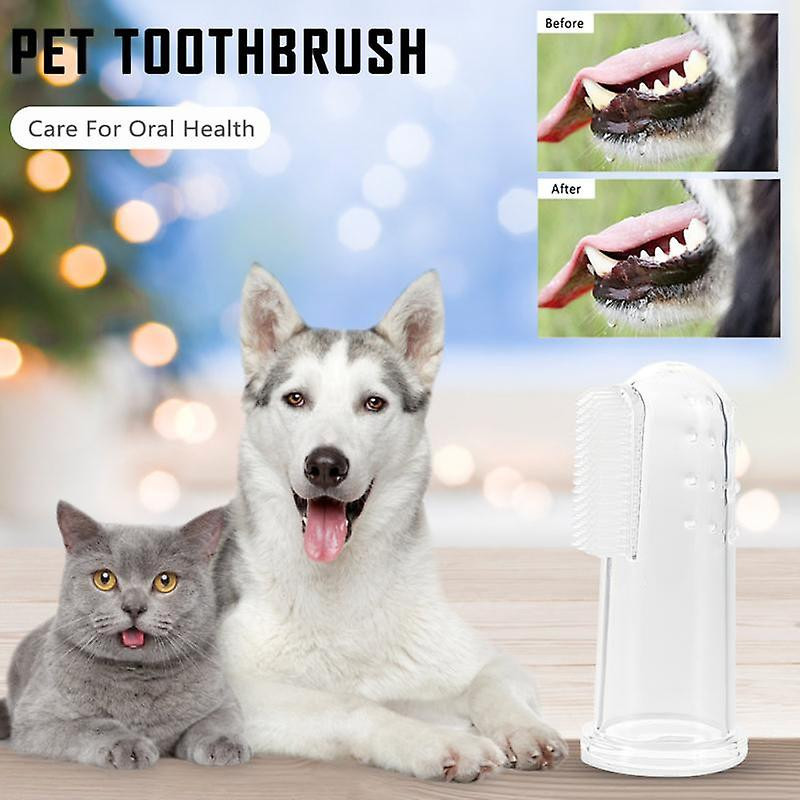 1pc Super Soft Pet Finger Brosse à dents Peluche Chien Mauvaise Haleine Soins Tartare Chien Chat Produits de [...]