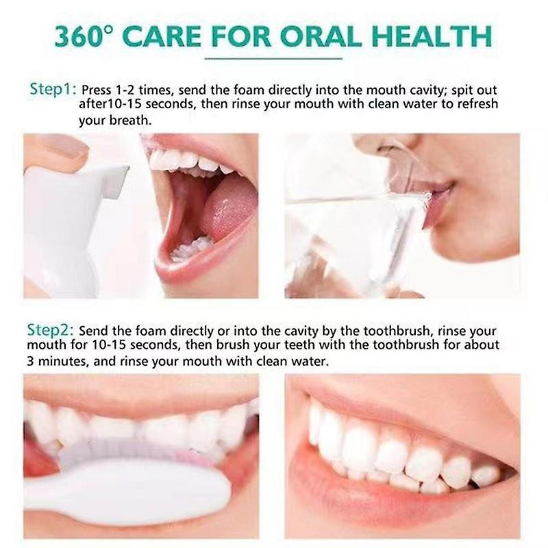 Blanchiment des dents Mousse Dentifrice 60ml Mousse nettoyante des dents Gencives profondément propres Enlever les [...]