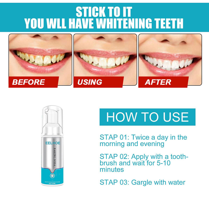 Teeth Cleaning Foaming Toothpaste Deeply Cleaning Stain Removal Oral Care Tool