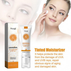 Tinted Sunscreen Protector Cream Waterproof Sweatproof Sun Block Cream for Outdoor Tinted Sunscreen Protector Cream Waterproof Sweatproof Sun Block Cream for Outdoor