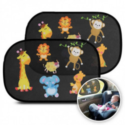 Premium Sun Protection From Universal Car Sun Protection For Children - Car Window Sun Visor With Animal Motifs [...]