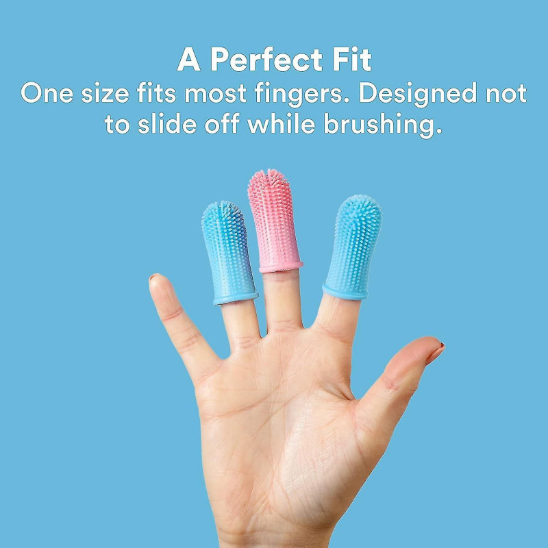 Dog Toothbrush, 360 Finger Toothbrush For Dog Teeth Cleaning,pet Toothbrush, Puppy Toothbrush, Dental Care For Pets