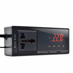 Digital Display Thermostat with Plug-in Socket LCD Display Precision Programmable Temperature Controller for [...]