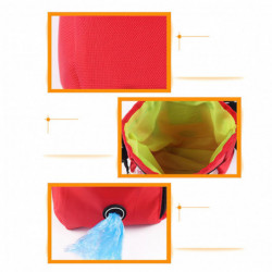 2set Pet Training Bag Multipurpose Large Capacity Foldable Oxford Cloth Pet Snack Pouch for Outdoor Travel Camping Red 2set Pet Training Bag Multipurpose Large Capacity Foldable Oxford Cloth Pet Snack Pouch for Outdoor Travel Camping Red