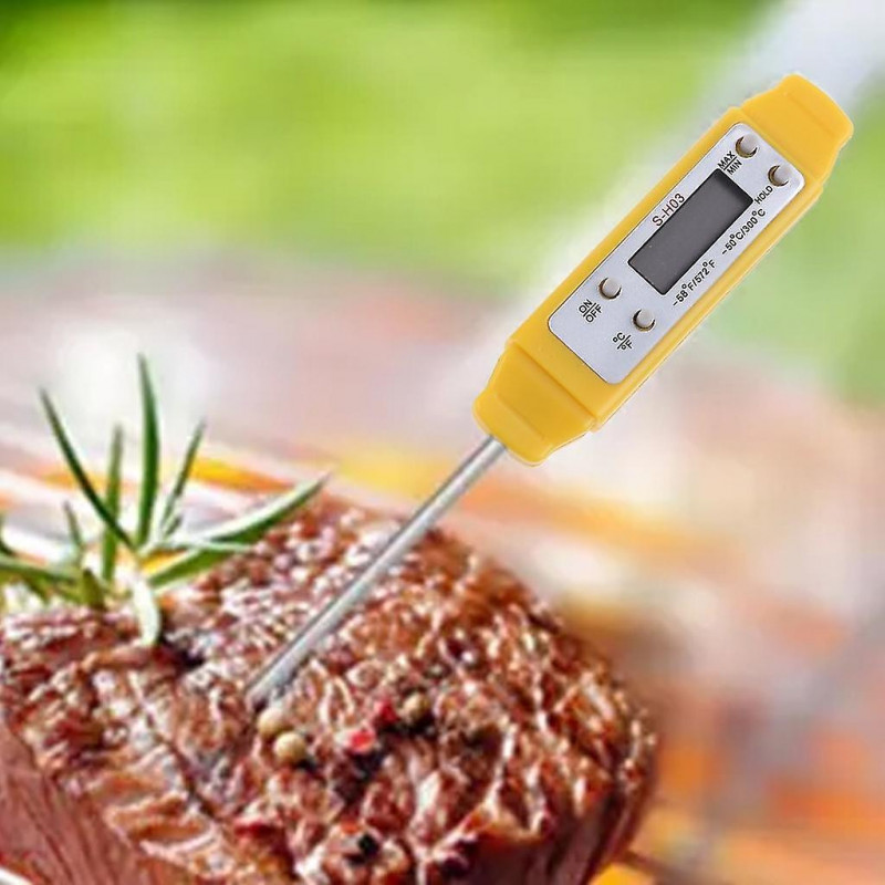 Water Temperature Meter Tester Sensor Detector Gauge Lcd Display Thermometer