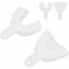 Disposable Impression Tray, Plastic Tray Portable Dental Oral Care Materials Supply (l)
