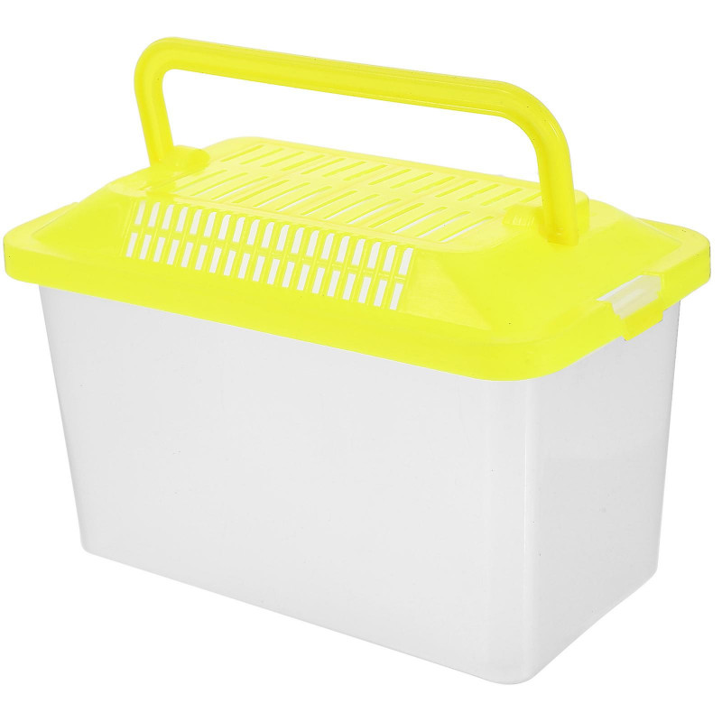 Portable Fish Tank Handheld Aquarium Fish Tank Transparent Turtle Box Pet Hamster Box