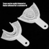 Disposable Impression Tray, Plastic Tray Portable Dental Oral Care Materials Supply (L)