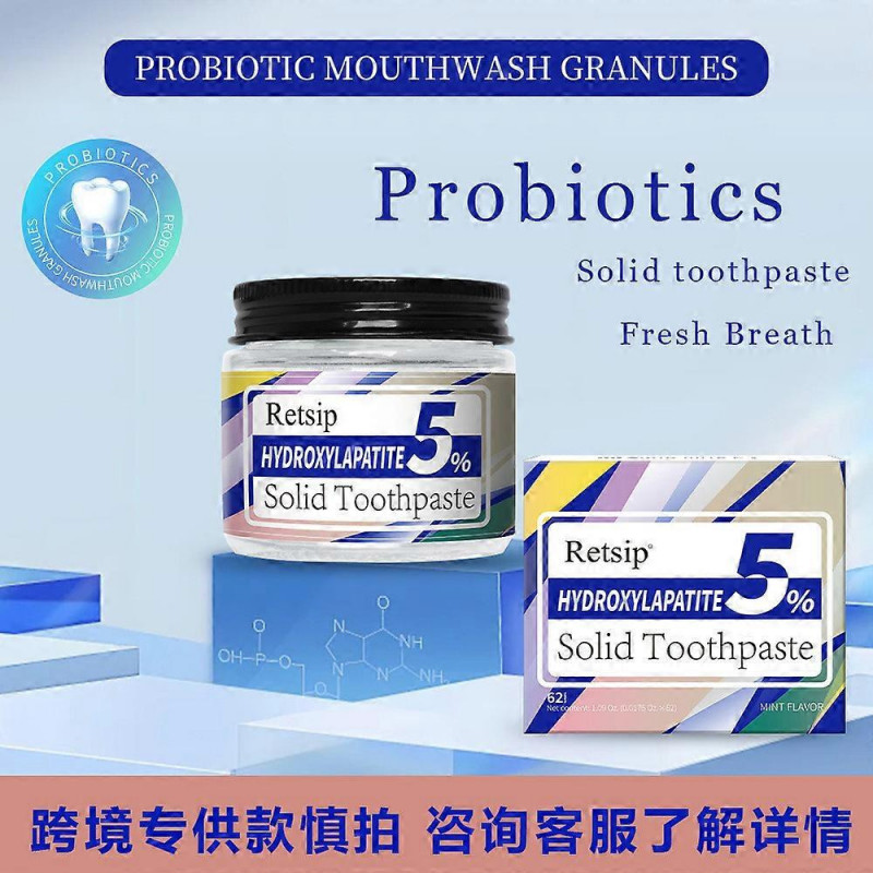 62 Grains Of Portable Solid Toothpaste For Removing Yellowing And Whitening Teeth Cosmetic Sets FLY2509