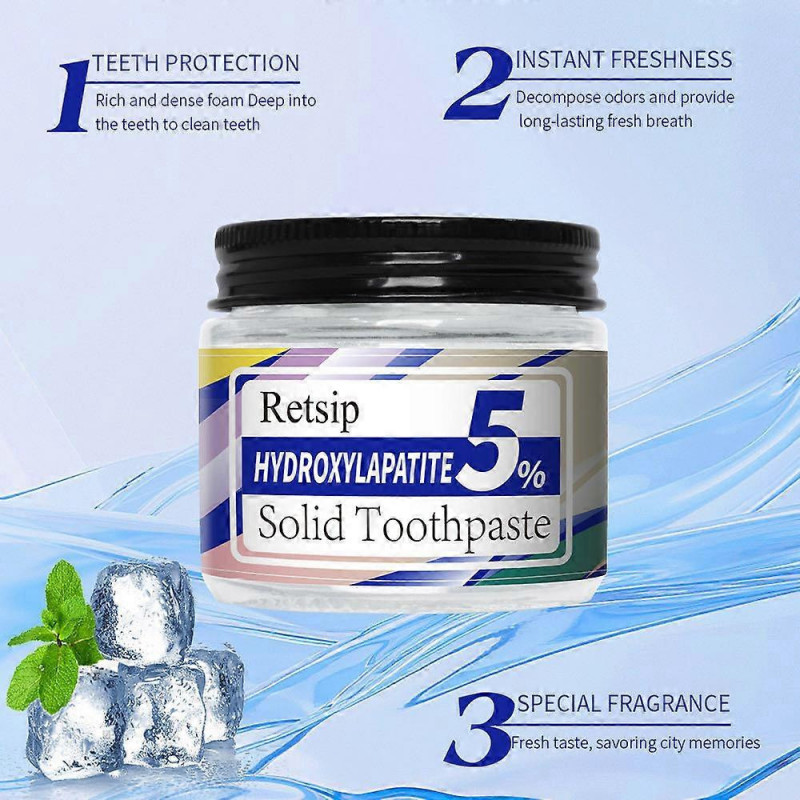 62 Grains Of Portable Solid Toothpaste For Removing Yellowing And Whitening Teeth Cosmetic Sets FLY2509