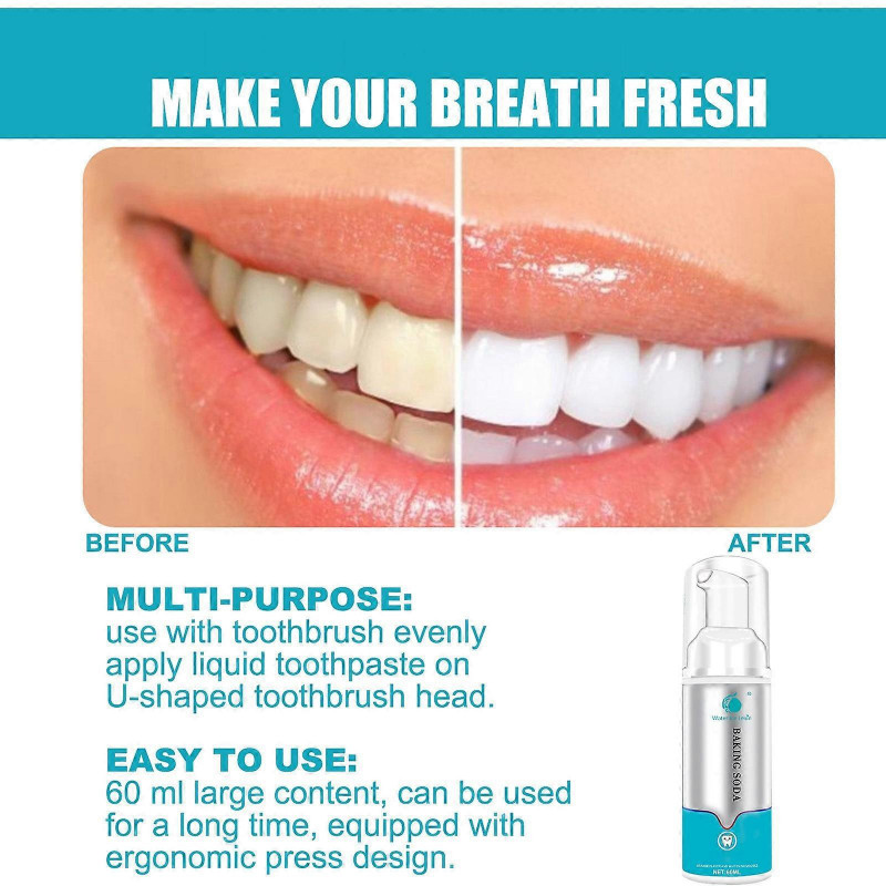 Cleaning Teeth And Refreshing Oral Foam Toothpaste 60ml Cosmetic Sets FLY2233