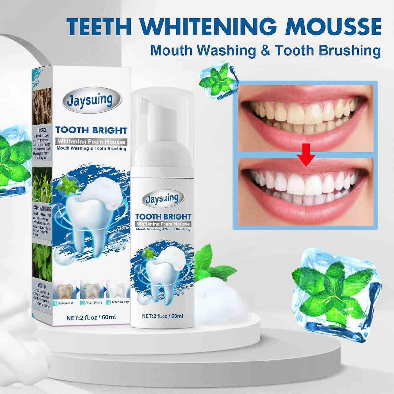 Whitening Moussed Toothpaste Teeth Yellowing To Bad Breath Teeth Whitening Portable Foam Toothpaste Oral Cleaning [...]