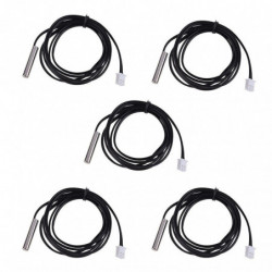 5PCS 1M Waterproof Temperature Sensors Temperatures Transducers NTC Thermistor Probe Digital Temperature [...]
