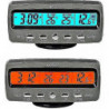 4 In 1 Car Auto Lcd Volta Temperature Detector Digital Display Alarm C