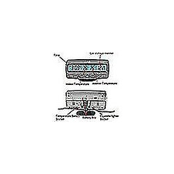 4 In 1 Car Auto Lcd Volta Temperature Detector Digital Display Alarm C