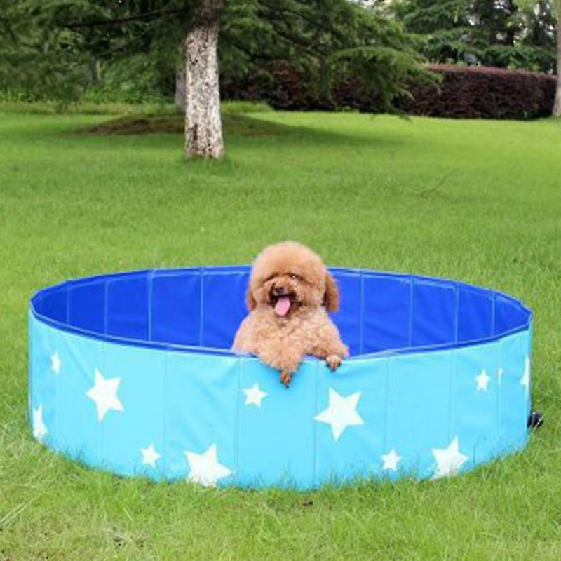 Dog Pool For Large Small Dogs, 80cm * 20cm Foldable Dog Bathtub