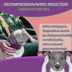 Dog Quiet Ear Covers For Ear Protection, Calming Ear Snood Muffs For Dogs/cats - Hood For Anxiety Relief/warm_b