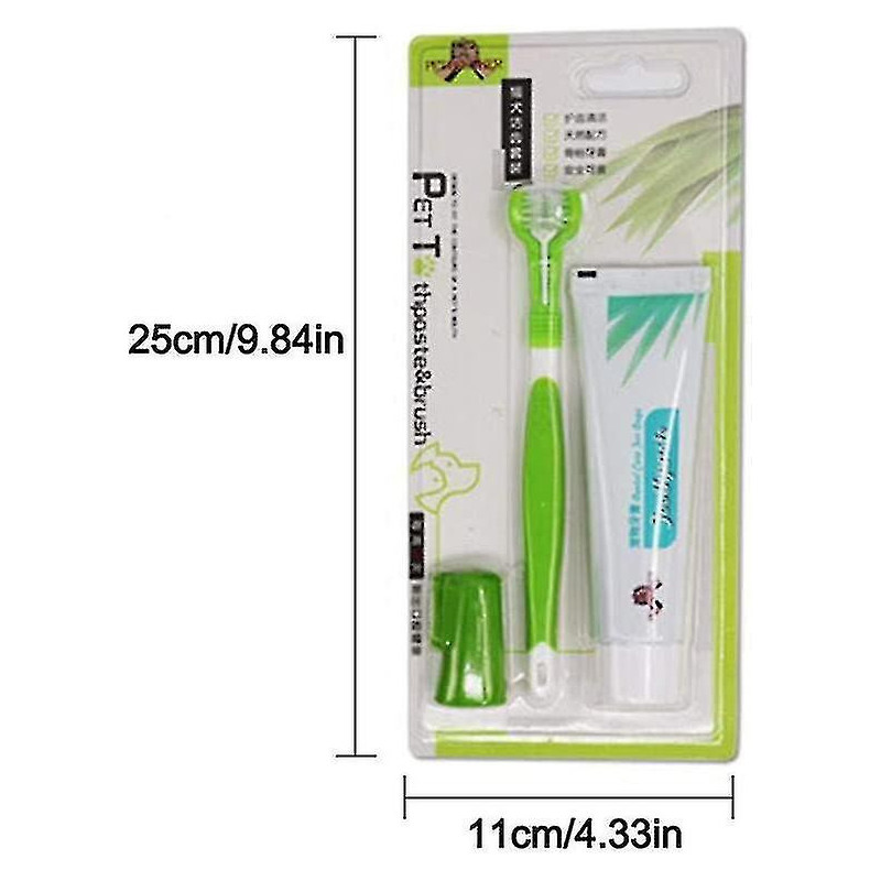 Pet Toothpaste And Toothbrush Set Double Sided With Long Handle Best Soft Silicone Cat And Dog Oral Hygiene Teeth [...]