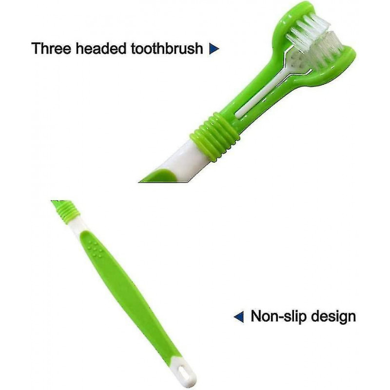 Pet Toothpaste And Toothbrush Set Double Sided With Long Handle Best Soft Silicone Cat And Dog Oral Hygiene Teeth [...]