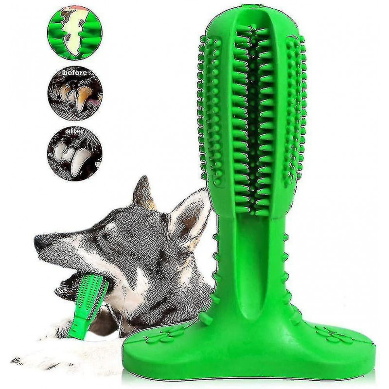 Brosse à dents pour chien Stick Silicone Brosse à dents pour animaux de compagnie en caoutchouc Cadeau pour [...]
