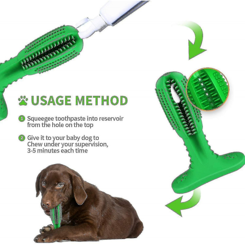 Brosse à dents pour chien Stick Silicone Brosse à dents pour animaux de compagnie en caoutchouc Cadeau pour [...]