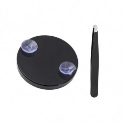 Makeup Mirror Kit Glass Can Magnify Multiple Times Including 2 Suction Cups And 1 Makeup Tweezer FLY2470