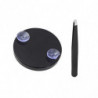 Makeup Mirror Kit Glass Can Magnify Multiple Times Including 2 Suction Cups And 1 Makeup Tweezer FLY2470
