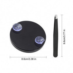 Makeup Mirror Kit Glass Can Magnify Multiple Times Including 2 Suction Cups And 1 Makeup Tweezer FLY2470