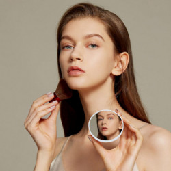 Makeup Mirror Kit Glass Can Magnify Multiple Times Including 2 Suction Cups And 1 Makeup Tweezer FLY2470