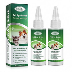 2pcs Pet Eye Solution Gouttes Oculaires Essence De Nettoyage Pour Chiens, Chats, Chiots, Chatons Tear Stain [...]