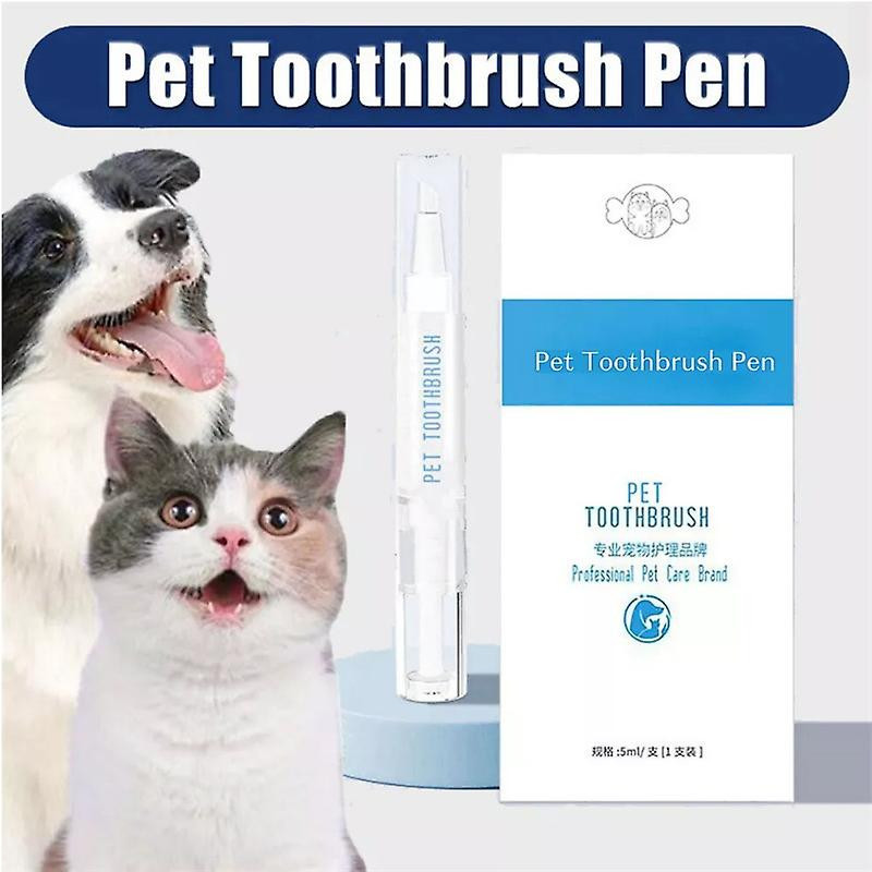 1-3pcs Pet Toothbrush Pen, Dog Teeth Cleaning Pen, Cat/Dog Tartar Remover for Teeth