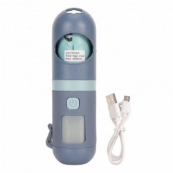 Dog Poop Bag Dispenser Multifunctional Pet Waste Bag Holder With Built In Led Flashlight For Dog Walking Accessory Dog Poop Bag Dispenser Multifunctional Pet Waste Bag Holder With Built In Led Flashlight For Dog Walking Accessory