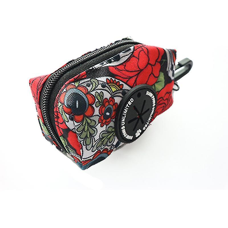 1pc Printed Pet Feces Bag, Dog Excrement Bag, Small Polyester Bag, Toilet Garbage Bag Dispenser