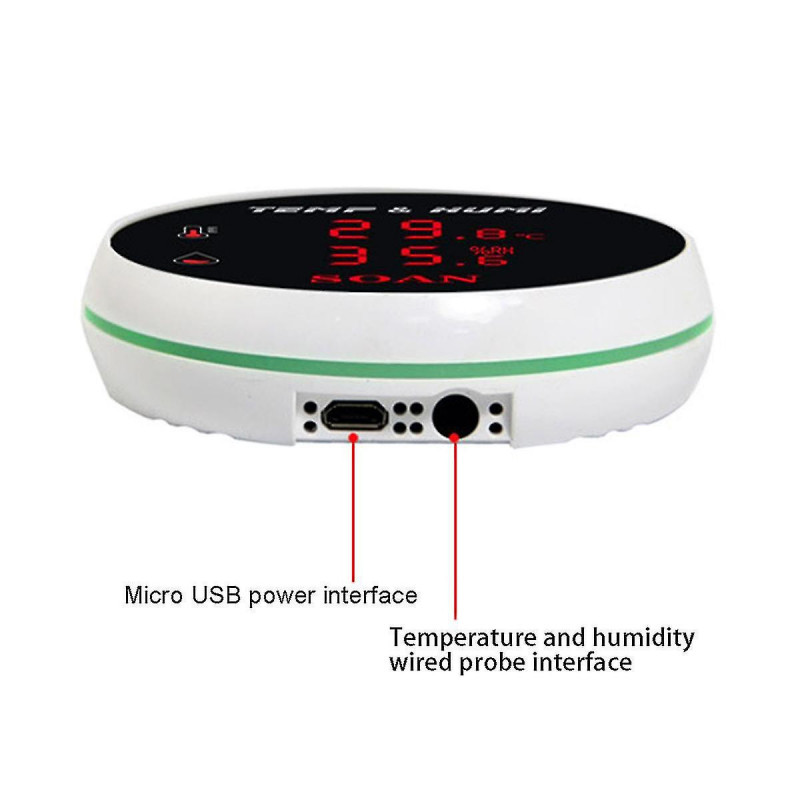 Tuya Wifi Capteur de température Fil Numérique Smartlife Thermomètre Salle Eau Piscine Thermostat Alarme Eu