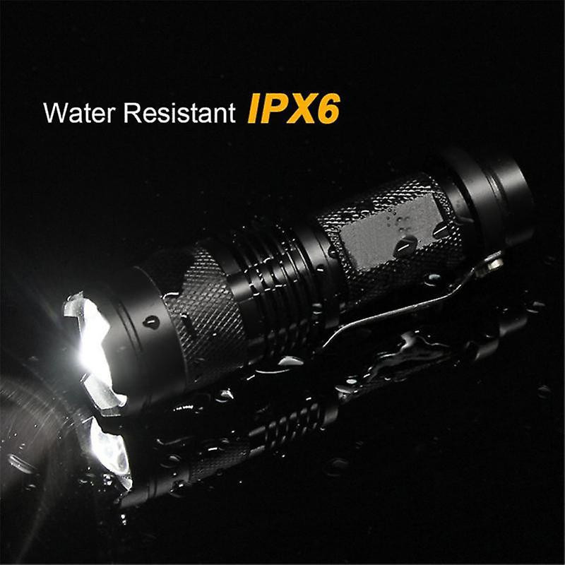 Led Led Telescopic Zoom Flashlight Outdoor Portable Hook And Loop Torch Waterproof Camping Cycling Portable Accessories