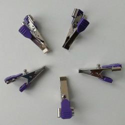 10Pcs Reusable ECG/EKG Alligator Electrodes for Animals, Pets, Dogs, Cats and Veterinary, Used to F