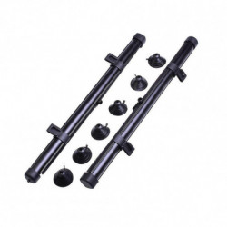 Automatic Retractable Car Window Mesh Black Sun Block Roller Blinds Shades Cover